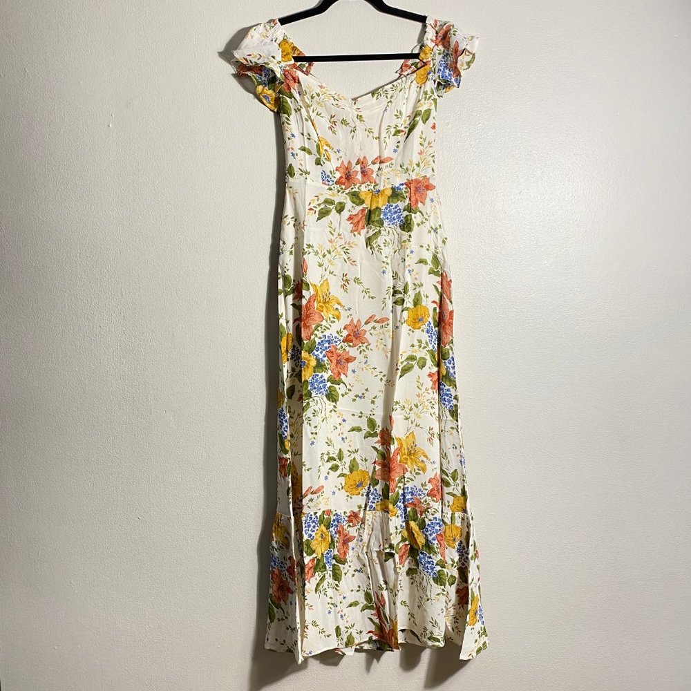 Reformation Butterfly Dress in Marie Antoinette - Picture 9 of 14